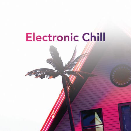 Electronic Chill Playlist Art