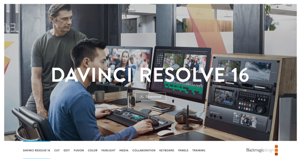 DaVinci Resolve 16