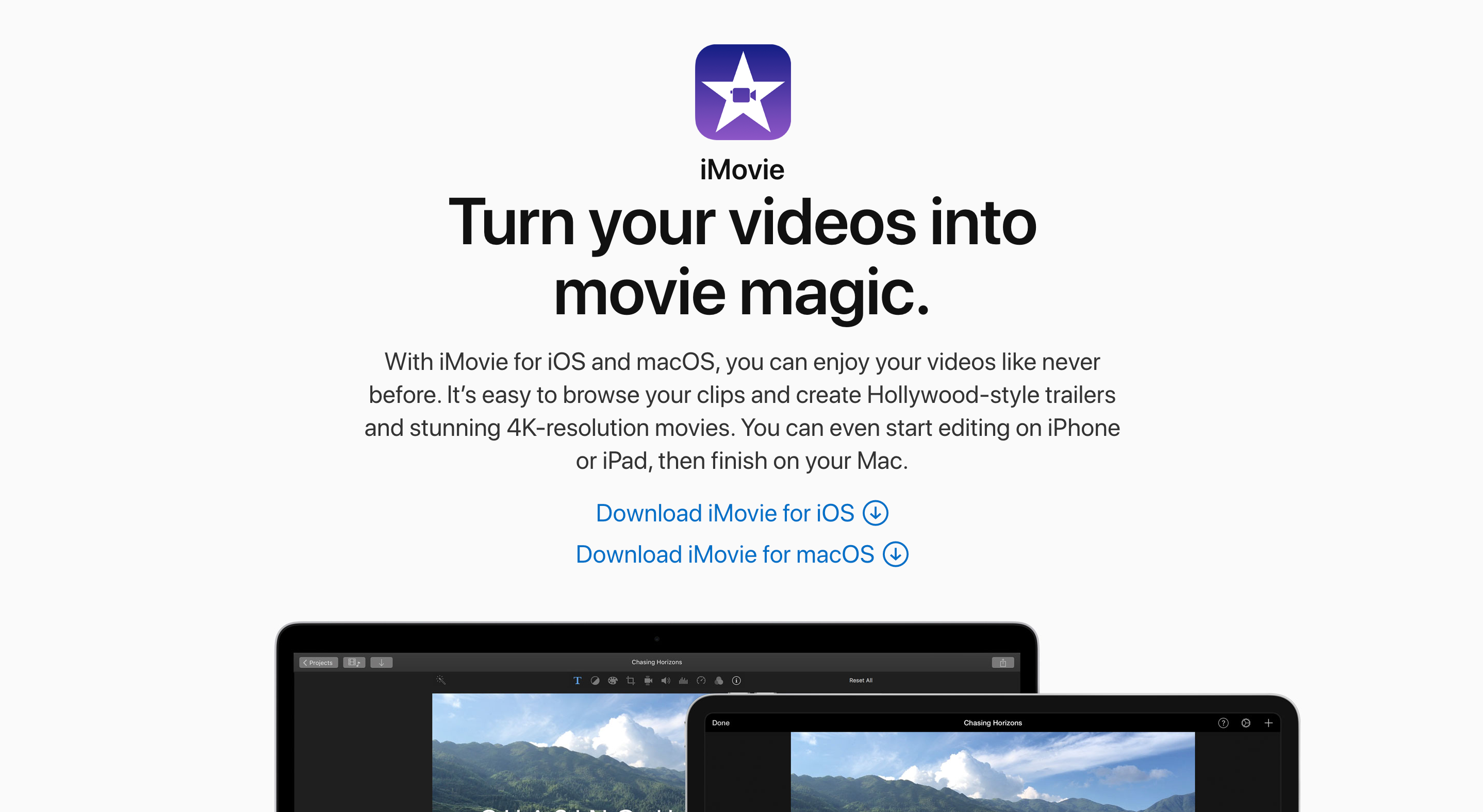 Apple iMovies 